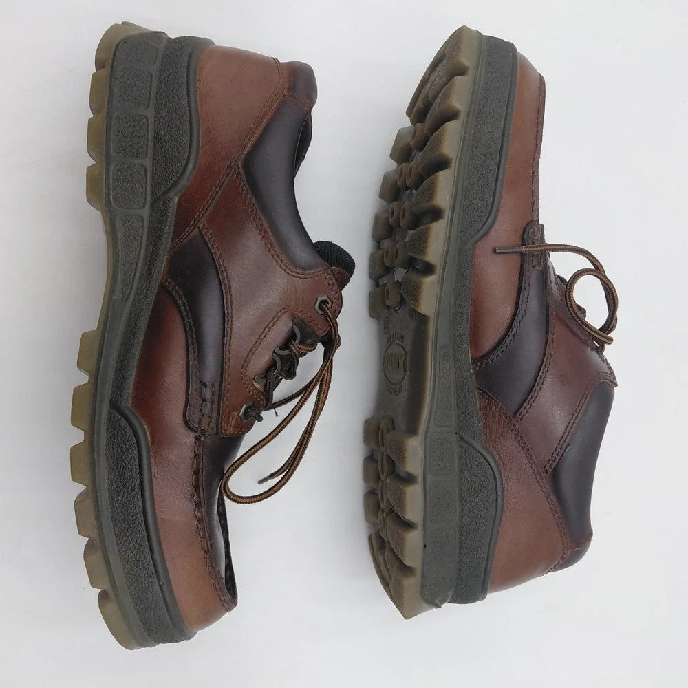 ECCO Madeira 459516 Mens EU 44 US 10.5 Brown Leather GORE-TEX Waterproof Oxford